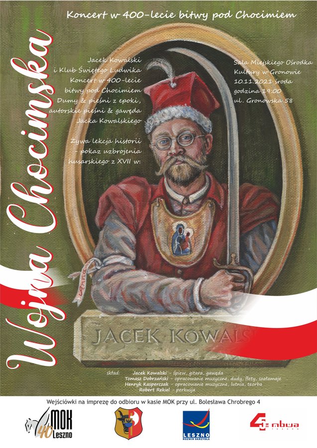 Koncert w rocznicę bitwy pod Chocimiem przełożony!