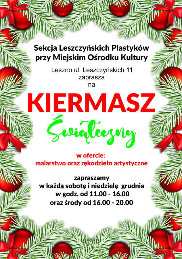 Wyjątkowy kiermasz świąteczny