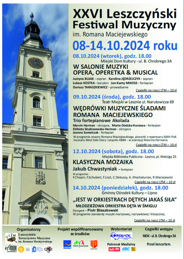 Wielkimi krokami zbliża się Festiwal im. Romana Maciejewskiego